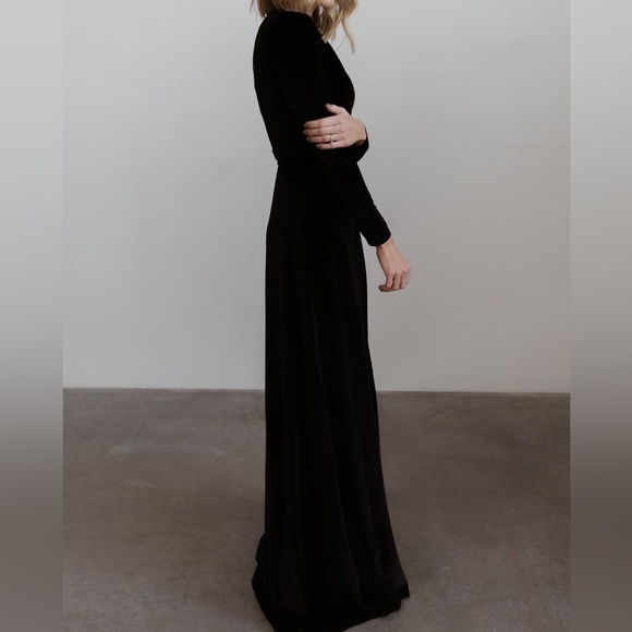 Baltic Born Esmeralda velvet wrap maxi dress - Picture 4 of 8